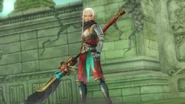 Hyrule Warriors Naginata Victory Cutscene (Level 3 Naginata).png (737 KB) Impa (OoA/OoS Recolor) holding her Sheikah Naginata in her victory cutscene from Hyrule Warriors