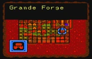 Grande Forge sur la carte de Subrosia