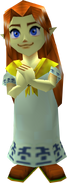 Malon enfant dans Ocarina of Time