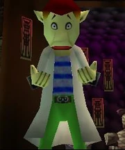 Pamela's healed father as he appears in-game