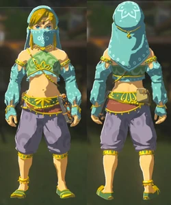 Tenue de Damoiselle Link BotW