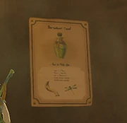 An  recipe posted at a 