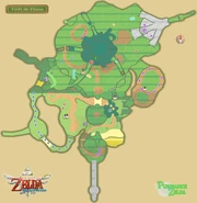 Carte de la forêt (Source : Puissance-Zelda)