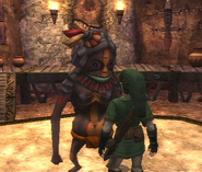 Captura de Link y Gorrigui en las Minas Goron.