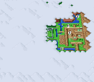 Territoires visitables au cour de la première semaine.