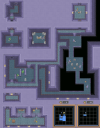 Carte Château d'Hyrule Egouts ALTTP.png (75 kio) Carte des égouts niveau -1 et -3.