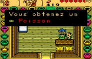 Ingo qui remet le poisson à Link (Oracle of Seasons)