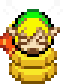 Un Rupiente devorando las Rupias de Link en The Minish Cap.