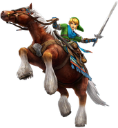 Artwork de Link et Epona