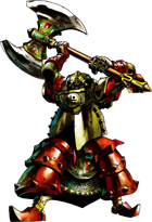 Artwork of Nabooru clothed in Iron Knuckle armor