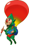 Artwork of Tingle from Oracle of Ages