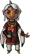 Artwork of Prince Komali after receiving his scale from Valoo