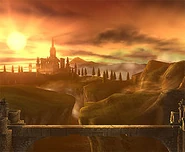 Pont d'Ordinn comme arène dans Super Smash Bros. Brawl
