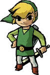 Artwork of Link from The Wind Waker