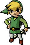 Arte de Link de The Wind Waker