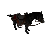 Render of Ganondorf's Steed model from Hyrule Warriors