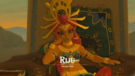 Breath of the Wild Gerudo Chief Makeela Riju (Intro Cutscene)
