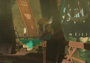 Snowquill Headdress on display at Brazen Beak