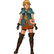 Hyrule Warriors Legends Linkle Standard Outfit (Great Sea - Aryll Recolor)