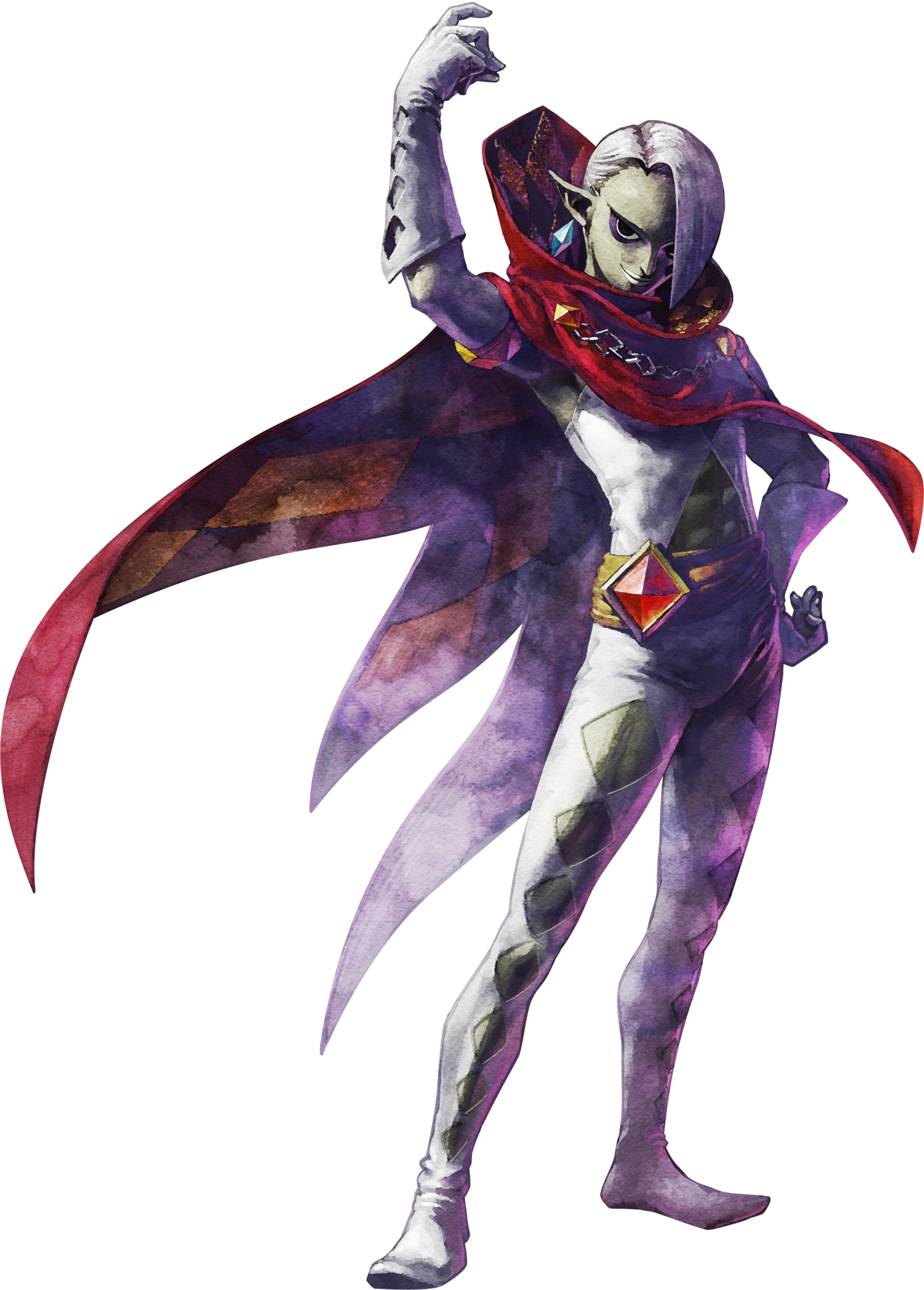 Ghirahim, one of Skyward Sword's antagonists, is frustrating. Image from Zelda Wiki.