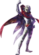 Offical Artwork of Ghirahim wearing his Cape from Skyward Sword
