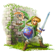 Le premier artwork de Link, présenté à l'E3 2013.