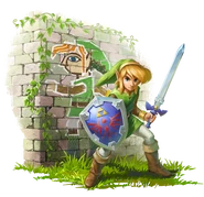 Le premier artwork de Link, présenté à l'E3 2013.