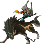 Artwork de Link Loup pour Twilight Princess.