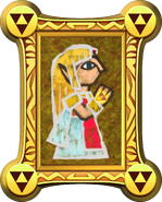 Principessa Zelda in un dipinto