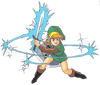 Link qui effectue une Attaque Circulaire