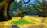 Link Deku en Majora's Mask 3D.