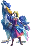 Artwork of Zelda from Skyward Sword