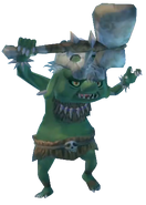 Un bokoblin verde en Skyward Sword