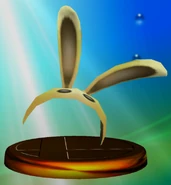 Masque du Lapin Trophée SSBM.png (176 kio) Masque du Lapin en tant que trophée dans Super Smash Bros. Melee.