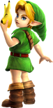 Render of Young Link