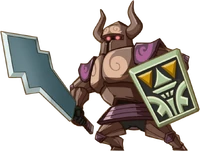 Artwork of Zelda possessing a Phantom