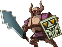 Artwork of a Phantom under the possession of Princess Zelda