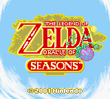 Oracle of Seasons Title Screen