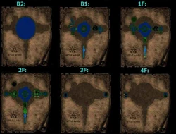 Map of the Lakebed Temple