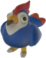 Modelo 3D del gallo volador en la versión de Switch