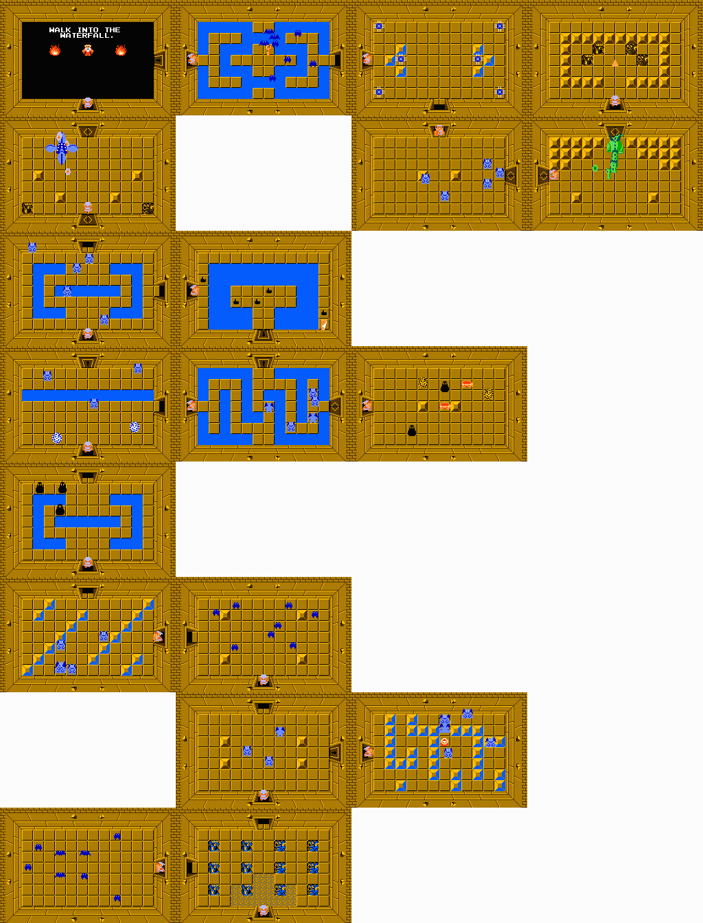 legend of zelda dungeon 5 map