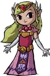 Artwork of Princess Zelda from The Wind Waker