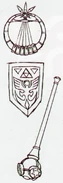 HH Oracle1.png (749 kio) Artwork d'Hyrule Historia de la harpe des Âges, ainsi que du spectre des Saison et d'un bouclier
