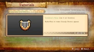 In-game tutorial for the Goddess's Harp Item Card that mentions Goddess Butterflies