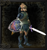 Link Wearing Zora Armor