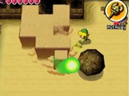 Link using the Sand Wand in Spirit Tracks
