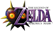 La Máscara de Majora en el logo del juego.