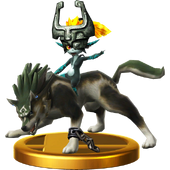 Wolf Link Trophy from Super Smash Bros. for Wii U