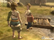 Ute et Link dans le village de Toal