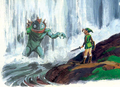 ALttP Link Meets King Zora Artwork.png